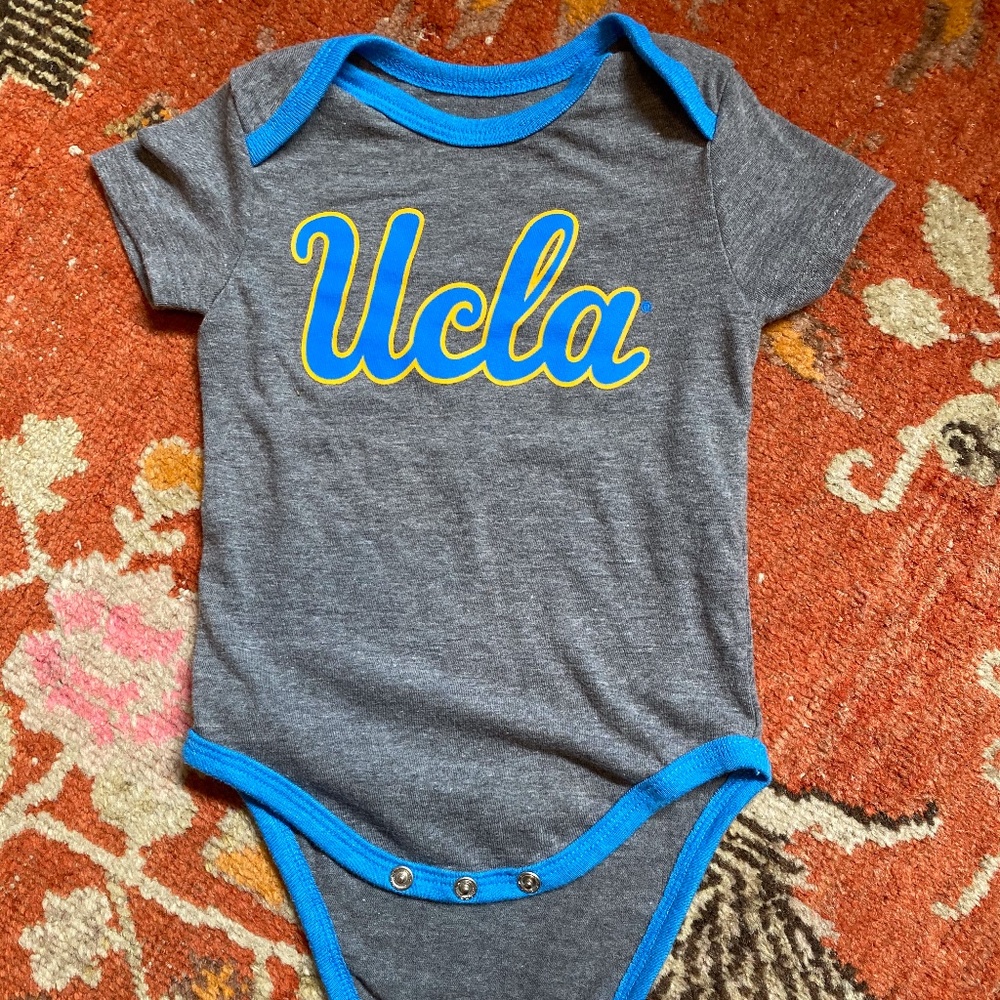 UCLA baby onesie